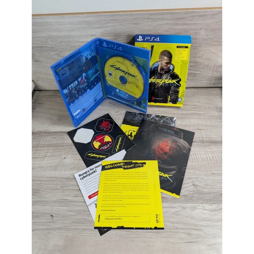 Cyberpunk 2077: Ultimate Edition - Sony PlayStation 4 PS4 - CIB W/ Extras